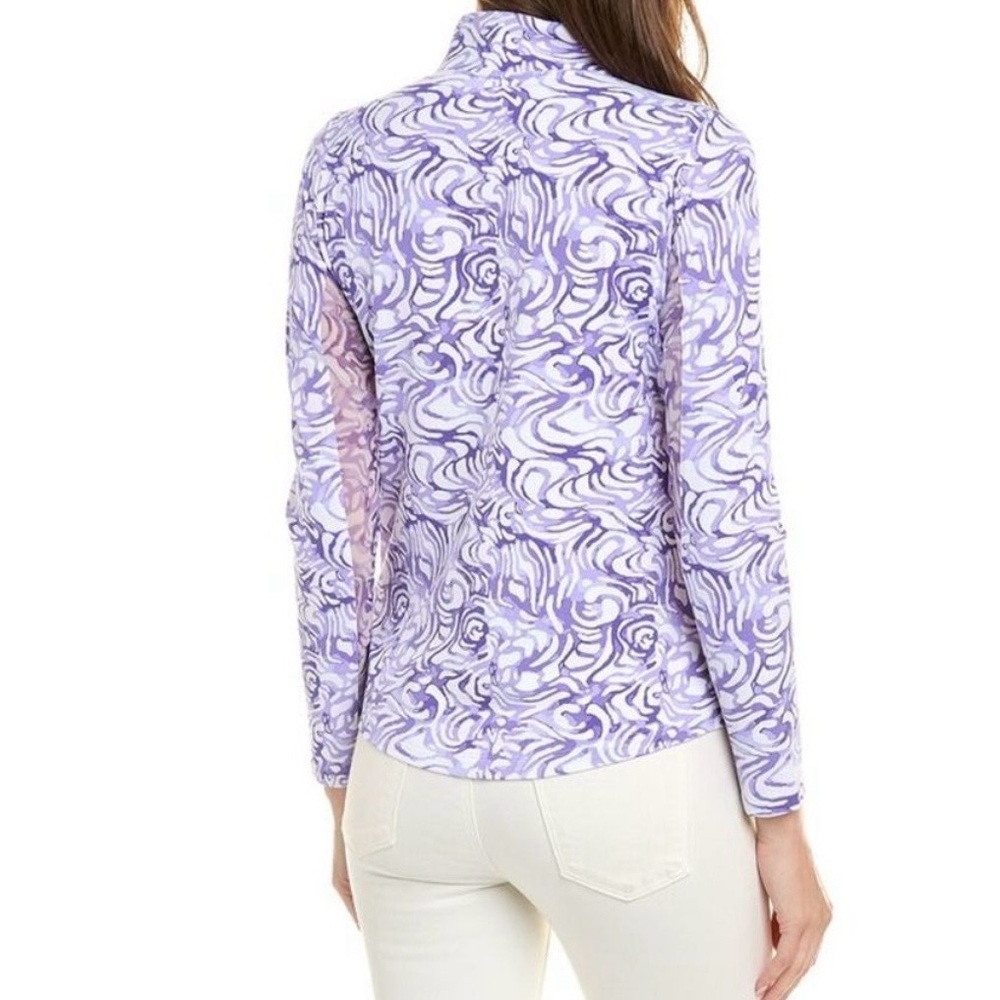 IBKUL Long Sleeve Golf Mock Neck Pullover - Size S - Picture 2 of 6